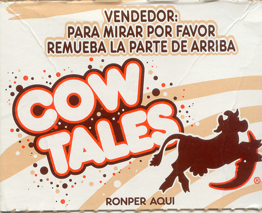 Cola de vaca, anuncio comercial