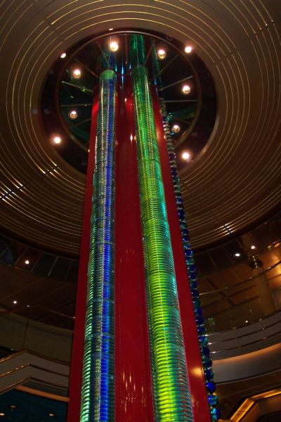 ms Volendam three-story atrium