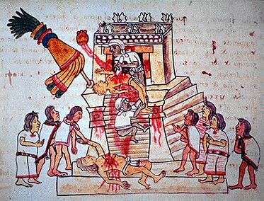 Aztec ritutal human sacrifice